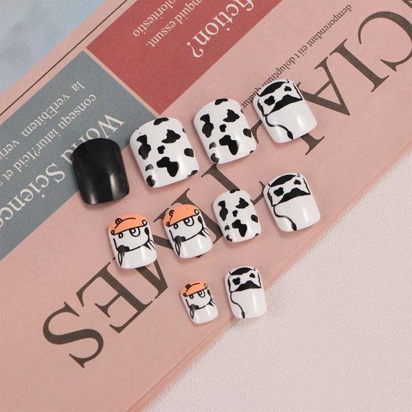 false nails home salon manicure acrylic cow pattern coffin fake nail diy art full cover tips press on, Red;gold
false nails home salon manicure acrylic cow pattern coffin fake nail diy art full cover tips press on, Red;gold