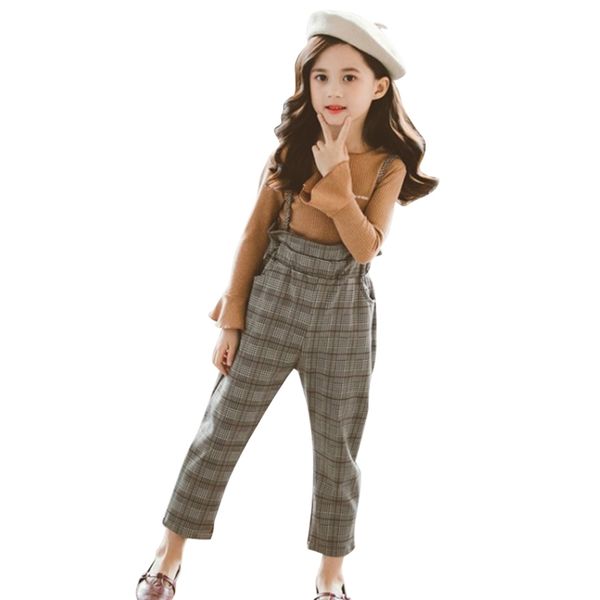 children clothes plaid pattern tracksuits for girls blouse + jumpsuit girl set flare sleeve kids tracksuit 6 8 10 12 14 210528, White
children clothes plaid pattern tracksuits for girls blouse + jumpsuit girl set flare sleeve kids tracksuit 6 8 10 12 14 210528, White