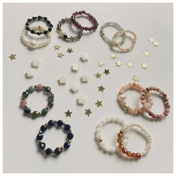 wedding rings momiji fashion classic natural stone jewelry for women stainless bead ring pink white crystal gifts sets, Slivery;golden
wedding rings momiji fashion classic natural stone jewelry for women stainless bead ring pink white crystal gifts sets, Slivery;golden