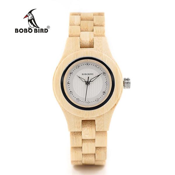 wristwatches bobo bird o10 bamboo women watches crystal dial ladies quartz dress watch in wooden box, Slivery;brown
wristwatches bobo bird o10 bamboo women watches crystal dial ladies quartz dress watch in wooden box, Slivery;brown