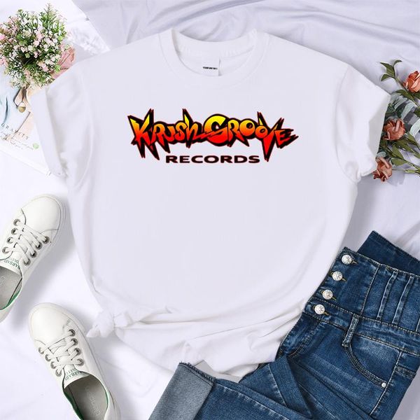women's t-shirt krush groove records printing woman t shirt anime oversize casual shirts crewneck soft tshirt vintage summer tshirts, White
women's t-shirt krush groove records printing woman t shirt anime oversize casual shirts crewneck soft tshirt vintage summer tshirts, White