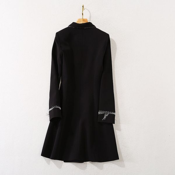 dresses long blazer autumn women notched collar tassel beading buttons deco long sleeve business female, Black;gray
dresses long blazer autumn women notched collar tassel beading buttons deco long sleeve business female, Black;gray