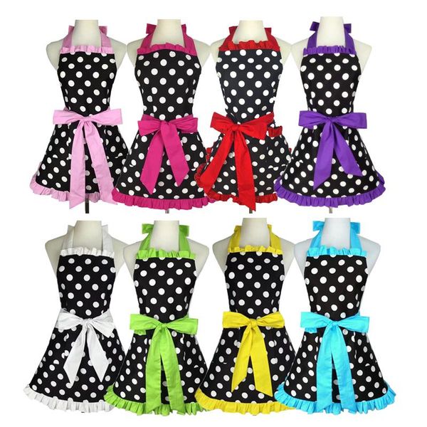 aprons cotton cute women apron retro black polka dot ruffle side vintage cooking with pockets for girls
aprons cotton cute women apron retro black polka dot ruffle side vintage cooking with pockets for girls