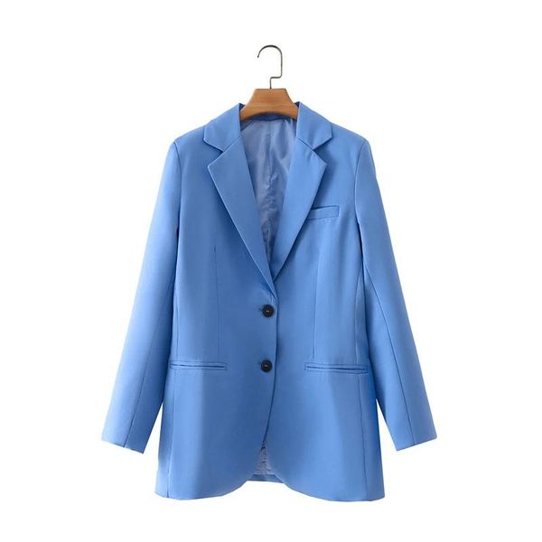 women's suits & blazers woman casual blue single breasted blazer 2021 autumn fashion female solid basic ladies high street outerwear, White;black
women's suits & blazers woman casual blue single breasted blazer 2021 autumn fashion female solid basic ladies high street outerwear, White;black