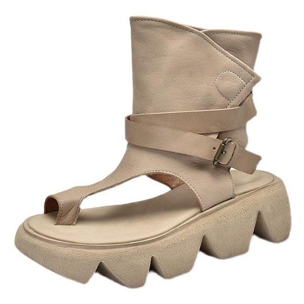 dress shoes 2021 women sandals thick sole platform creepers 5cm heel high woman summer boots leather flat sandalias mujer, Black
dress shoes 2021 women sandals thick sole platform creepers 5cm heel high woman summer boots leather flat sandalias mujer, Black
