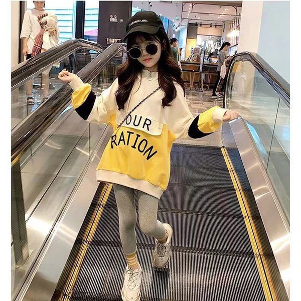 children's suit kids clothes casual tracksuit suit girls spring clothing fashion big children's letter sweater+ leggings two-piece, White
children's suit kids clothes casual tracksuit suit girls spring clothing fashion big children's letter sweater+ leggings two-piece, White