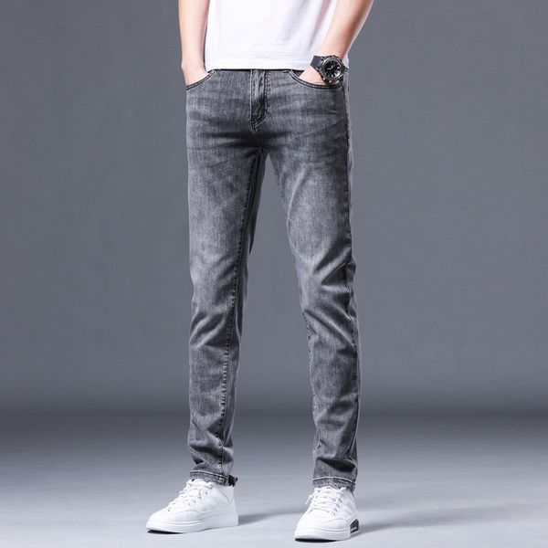 jean fashion jeans 2021 spring and summer men's thin slim small feet korean elastic soft pants autumn, Blue
jean fashion jeans 2021 spring and summer men's thin slim small feet korean elastic soft pants autumn, Blue