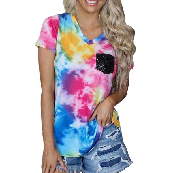summer fashion female short sleeve v-neck printing mixed color casual home wear t-shirt women's, White
summer fashion female short sleeve v-neck printing mixed color casual home wear t-shirt women's, White