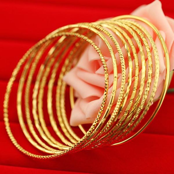 bangle 24k brass gold-plated bracelet women's jewelry wedding special holiday gifts girls bracelets do not fade, Black
bangle 24k brass gold-plated bracelet women's jewelry wedding special holiday gifts girls bracelets do not fade, Black