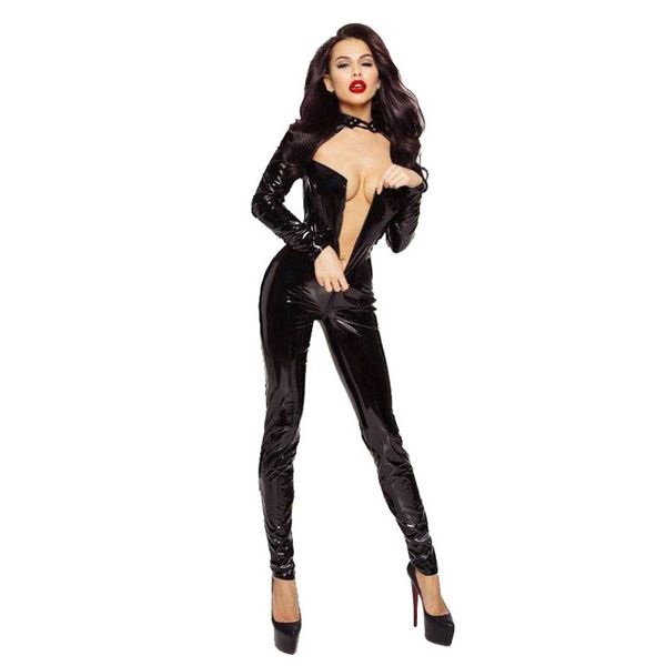 Sexy Cosplay Shiny Full Body Bodysuit PU Oil Gloosy Sexy Tight Shaping Long Zipper Open Crotch Bust Bandage Jumpsuit F
Sexy Cosplay Shiny Full Body Bodysuit PU Oil Gloosy Sexy Tight Shaping Long Zipper Open Crotch Bust Bandage Jumpsuit F