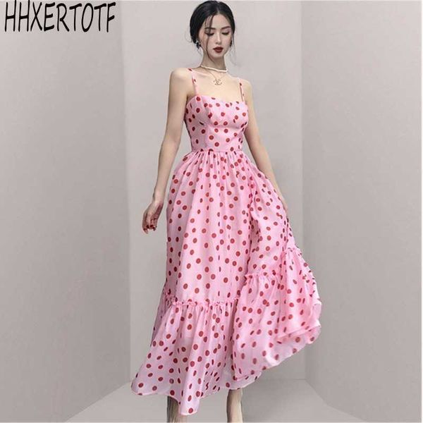summer fashion polka dot print dres sweet cute spaghetti strap camisole dresses vestidos 210531, Black;gray
summer fashion polka dot print dres sweet cute spaghetti strap camisole dresses vestidos 210531, Black;gray
