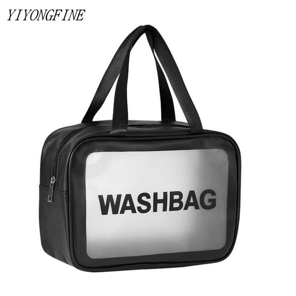 large women cosmetic bag transparent pvc waterproof zipper make up travel washing makeup organizer beauty case toiletries bags & cases
large women cosmetic bag transparent pvc waterproof zipper make up travel washing makeup organizer beauty case toiletries bags & cases