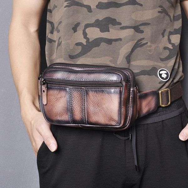 waist bags genuine leather men casual fashion travel fanny belt bag chest pack sling design bum phone cigarette case male 342
waist bags genuine leather men casual fashion travel fanny belt bag chest pack sling design bum phone cigarette case male 342