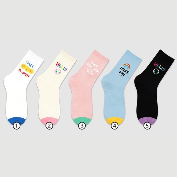 this spring's colorful english letters fashion personality girl socks college medium tube cotton combed, Black;white
this spring's colorful english letters fashion personality girl socks college medium tube cotton combed, Black;white
