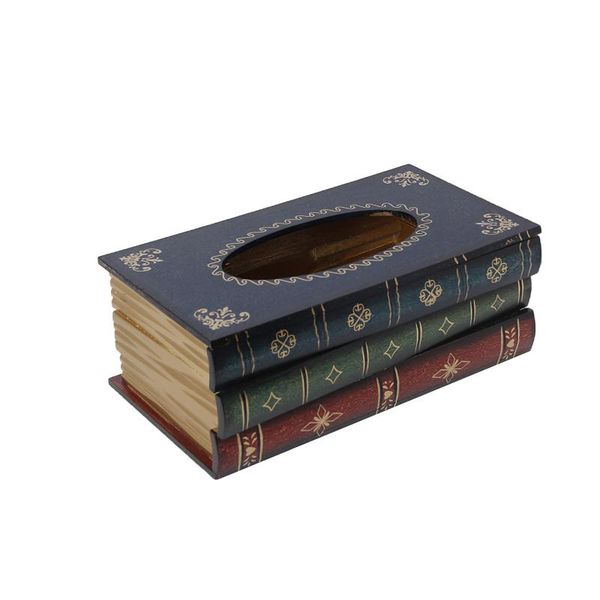 retro wood book shape tissue box rectangle napkin paper holder ring storage case boxes & napkins
retro wood book shape tissue box rectangle napkin paper holder ring storage case boxes & napkins