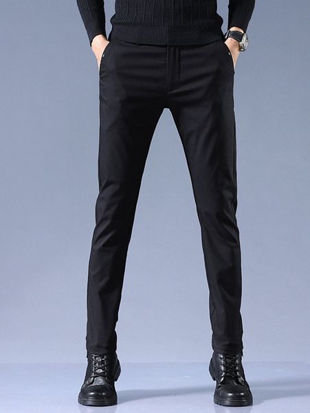 men slant pocket tailored pants a2cq#, Black