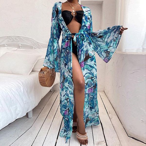 oversize beach cover up kimono vintage print floral holiday bikini outing boho loose long cardigan blue yellow red covers women's swimw, White;black
oversize beach cover up kimono vintage print floral holiday bikini outing boho loose long cardigan blue yellow red covers women's swimw, White;black