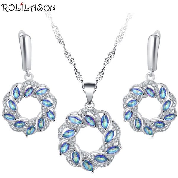 earrings & necklace rolilason color crystal zircon / pendant fashion anniversary gift female models js806, Silver
earrings & necklace rolilason color crystal zircon / pendant fashion anniversary gift female models js806, Silver