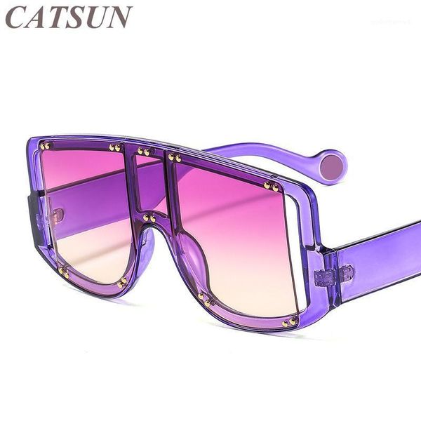 sunglasses style personality big frame rivet classic color fashion trend retro punk one piece outdoor sunscreen glasses, White;black
sunglasses style personality big frame rivet classic color fashion trend retro punk one piece outdoor sunscreen glasses, White;black