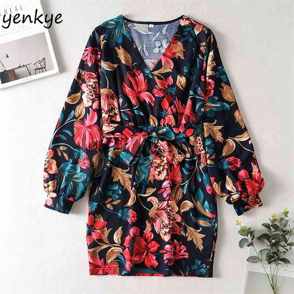 vintage multicolor floral print dress women long sleeve v neck sashes pencil female autumn short plus size 210514, Black;gray
vintage multicolor floral print dress women long sleeve v neck sashes pencil female autumn short plus size 210514, Black;gray