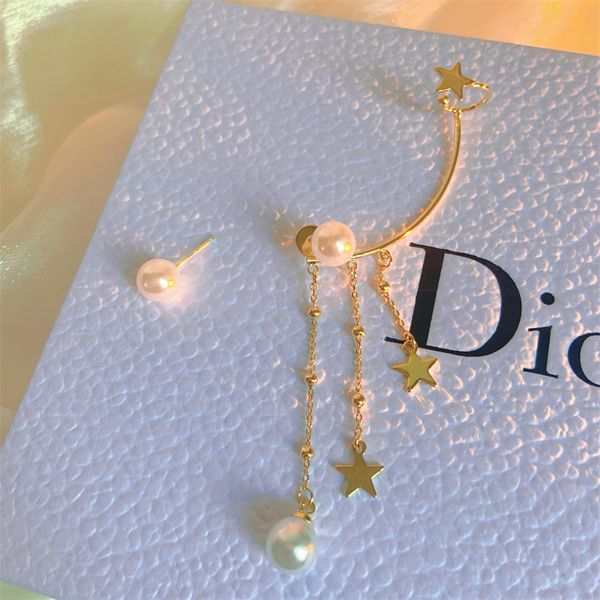 design jewelry korea dongdamen xianqi tassel pearl 925 silver needle asymmetric earring net red versatile personality indifference, Golden
design jewelry korea dongdamen xianqi tassel pearl 925 silver needle asymmetric earring net red versatile personality indifference, Golden