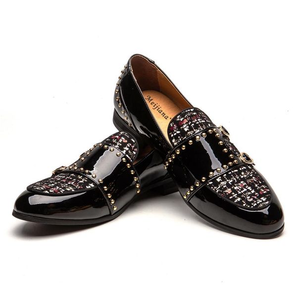 dress shoes meijiana men's wedding shoes, casual footwear with buckle and chess pattern for dinner, ud2x, Black
dress shoes meijiana men's wedding shoes, casual footwear with buckle and chess pattern for dinner, ud2x, Black