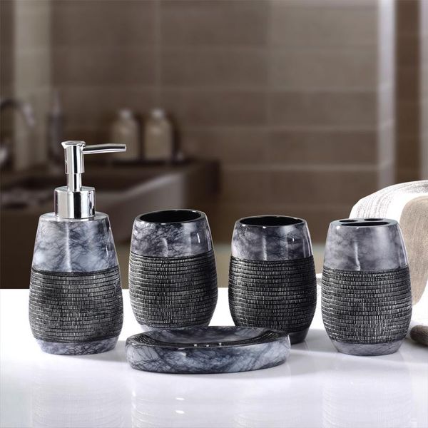 bath accessory set european high-grade marble bathroom five-piece household brushing cup soap dish lotion bottle washing wedding product
bath accessory set european high-grade marble bathroom five-piece household brushing cup soap dish lotion bottle washing wedding product