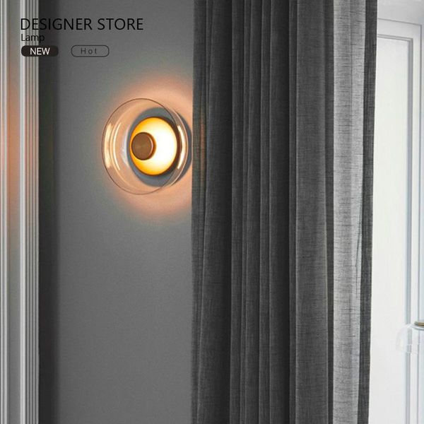 wall lamp product glass led round model room bedroom modern minimalist fashion art
wall lamp product glass led round model room bedroom modern minimalist fashion art