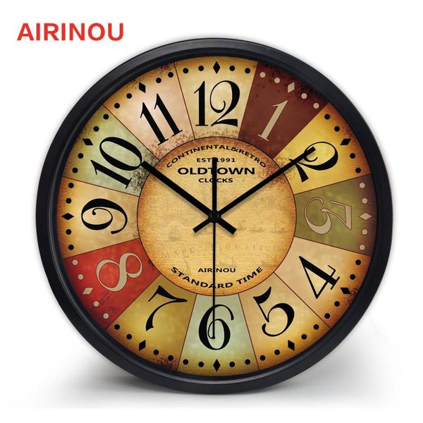 retro wall clock, quality non ticking sound more styles fashion home decoration clock clocks
retro wall clock, quality non ticking sound more styles fashion home decoration clock clocks