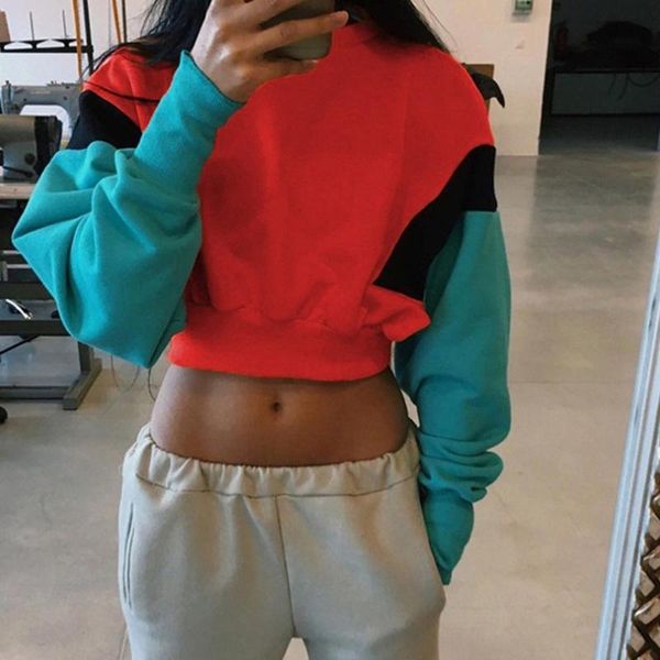 women's hoodies & sweatshirts 2021 autumn candy color women long sleeves mock neck casual patchwork knitted pullovers, Black
women's hoodies & sweatshirts 2021 autumn candy color women long sleeves mock neck casual patchwork knitted pullovers, Black