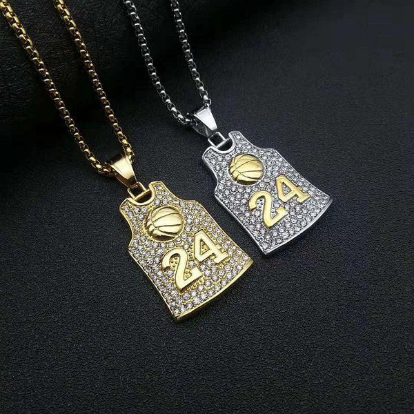 pendant necklaces hip hop rock rhinestones paved bling iced out stainless steel number 24 jersey pendants for men rapper jewelry, Silver
pendant necklaces hip hop rock rhinestones paved bling iced out stainless steel number 24 jersey pendants for men rapper jewelry, Silver