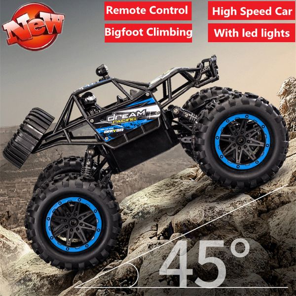 2.4g 4wd remote control truck rc racing car shock resistant buggy off load climbing car with flash light child kid gift playing
2.4g 4wd remote control truck rc racing car shock resistant buggy off load climbing car with flash light child kid gift playing
