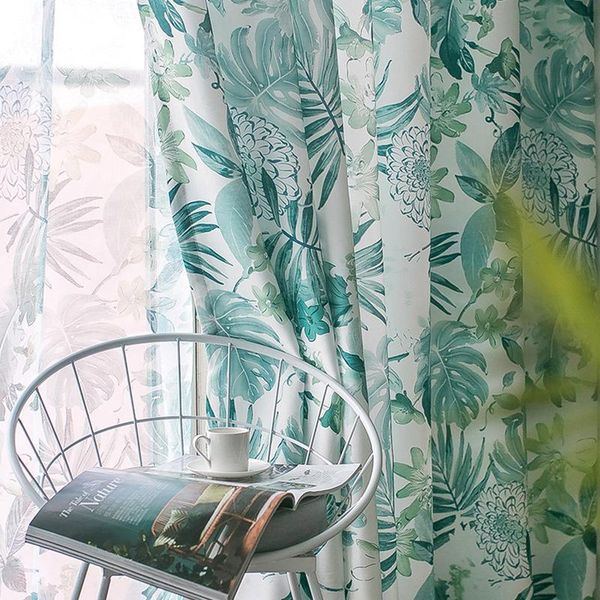 curtain & drapes modern pattern tropical green leaves printed curtains for living room rainforest tulle high shading window drape
curtain & drapes modern pattern tropical green leaves printed curtains for living room rainforest tulle high shading window drape