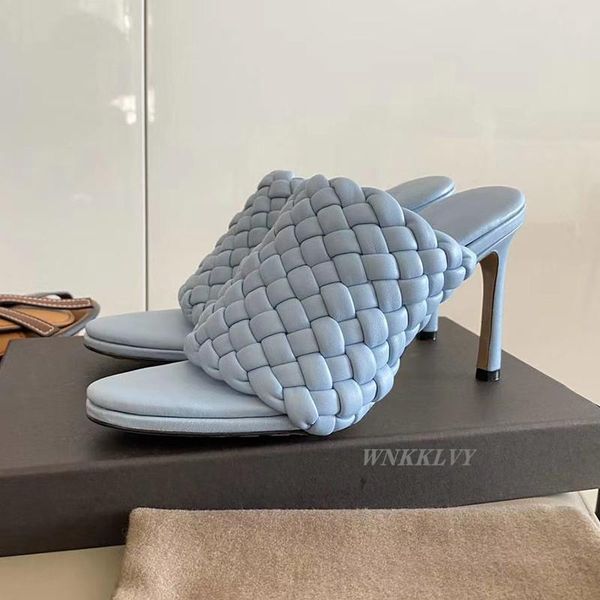dress shoes high heels women handmade weave knitted slippers summer party sandals 2021 runway t-show mullers sandalias, Black
dress shoes high heels women handmade weave knitted slippers summer party sandals 2021 runway t-show mullers sandalias, Black