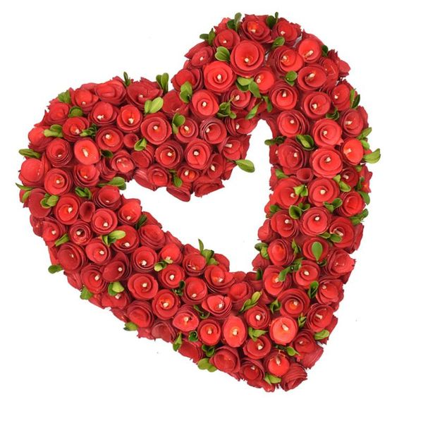 decorative flowers & wreaths 1pc heart shaped garland ornament wedding valentine's day party supplies
decorative flowers & wreaths 1pc heart shaped garland ornament wedding valentine's day party supplies