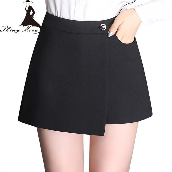 women's shorts shinymora skirts for women high waist mini autumn female elegant loose casual with pocket big size, White;black
women's shorts shinymora skirts for women high waist mini autumn female elegant loose casual with pocket big size, White;black