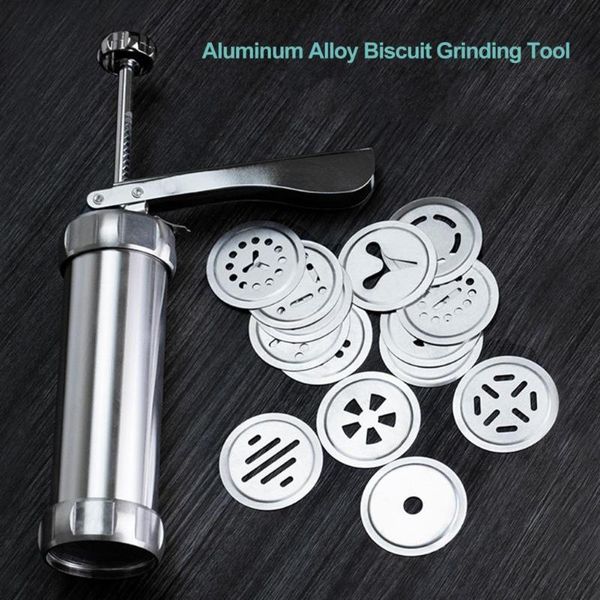biscuit maker safe portable aluminum alloy manual cookie press tool with 10 molds for home baking moulds
biscuit maker safe portable aluminum alloy manual cookie press tool with 10 molds for home baking moulds