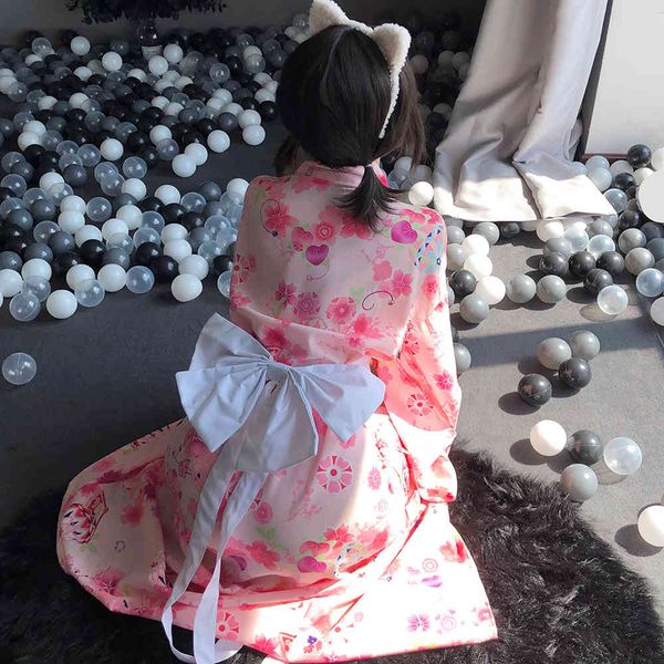 women long japanese kimono costume pink traditional robe cosplay costume role play role lingerie, Red;black
women long japanese kimono costume pink traditional robe cosplay costume role play role lingerie, Red;black
