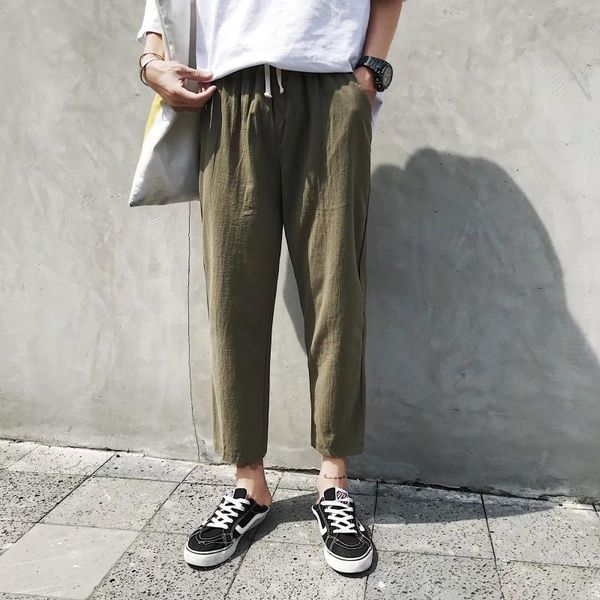 harajuku linen pants men's ulzzang loose versatile fashion student korean version of nine-point sports casual, Black
harajuku linen pants men's ulzzang loose versatile fashion student korean version of nine-point sports casual, Black