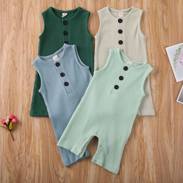 0-18months sleeveless romper for new born infant baby boys solid color rompers, White
0-18months sleeveless romper for new born infant baby boys solid color rompers, White