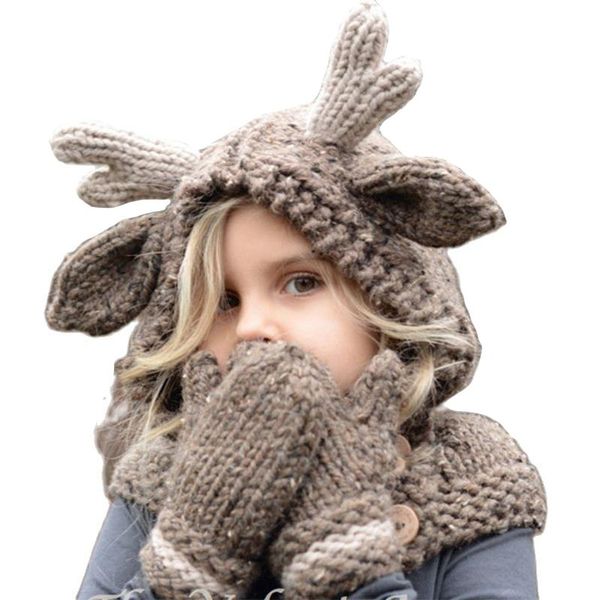 caps & hats children christmas gift winter antlers cartoon hooded wrap three setsat scarf gloves girls thickened hat kids accessories, Yellow
caps & hats children christmas gift winter antlers cartoon hooded wrap three setsat scarf gloves girls thickened hat kids accessories, Yellow