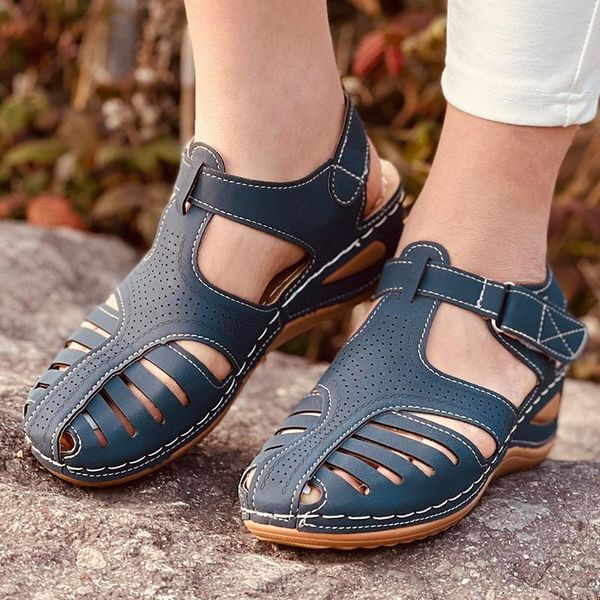 woman summer leather vintage sandals buckle casual sewing women retro sandalias female ladies platform shoes plus size, Black
woman summer leather vintage sandals buckle casual sewing women retro sandalias female ladies platform shoes plus size, Black