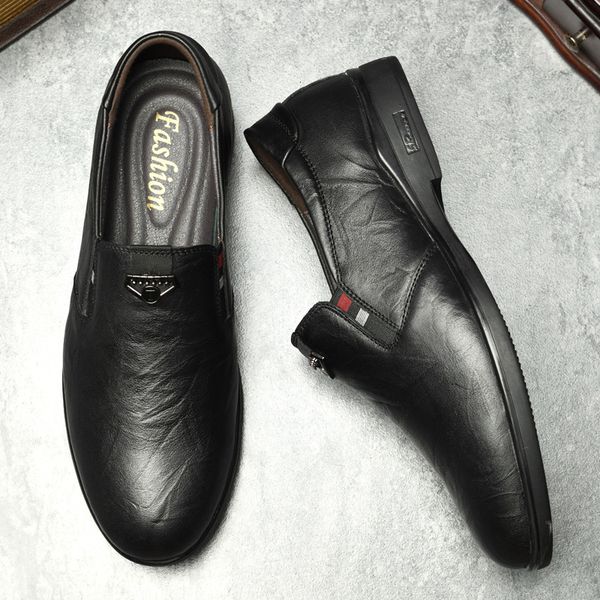 dress shoes men formal business loafers male elegant gentleman men's casual genuine leather footwear moccasins man driving flats y, Black
dress shoes men formal business loafers male elegant gentleman men's casual genuine leather footwear moccasins man driving flats y, Black