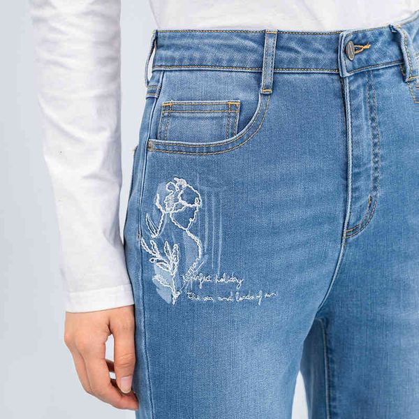 jeans spring arrivals women's straight jeans washed embroidered casual slim long pants usss, Blue
jeans spring arrivals women's straight jeans washed embroidered casual slim long pants usss, Blue