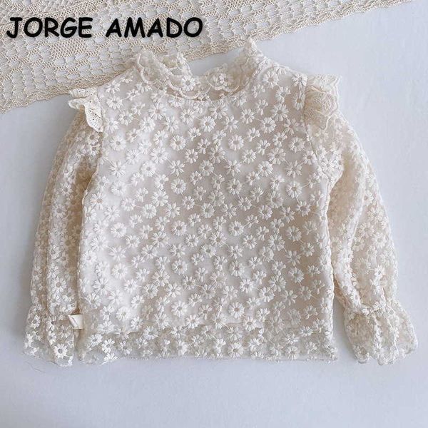 spring korean style girls shirts little daisy chiffon long puff blouses children fashion clothing e222 210610, White;black
spring korean style girls shirts little daisy chiffon long puff blouses children fashion clothing e222 210610, White;black
