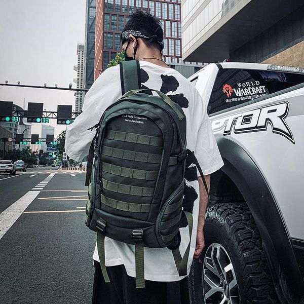 backpack fashion trend college student bag personalized men and women shoulder casual super large capacity travel
backpack fashion trend college student bag personalized men and women shoulder casual super large capacity travel