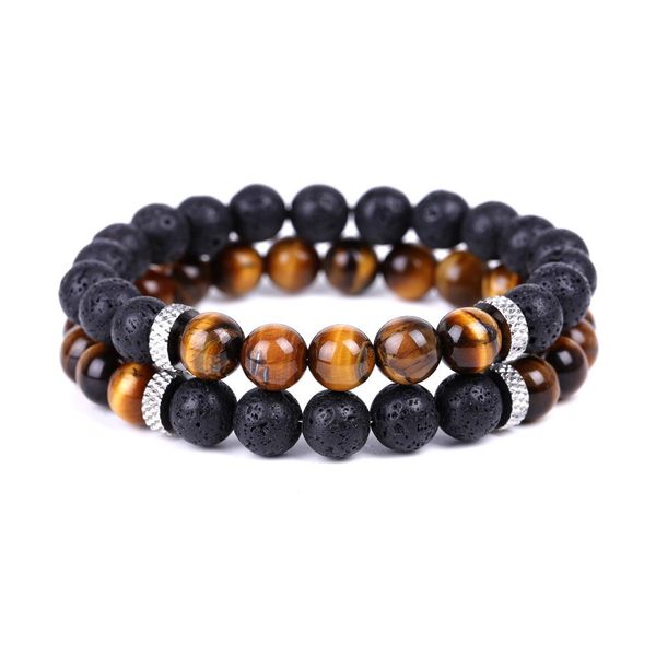 beaded, strands tiger eye beads black lava stone bracelet women men yoga hand string jewelry friendship gift
beaded, strands tiger eye beads black lava stone bracelet women men yoga hand string jewelry friendship gift