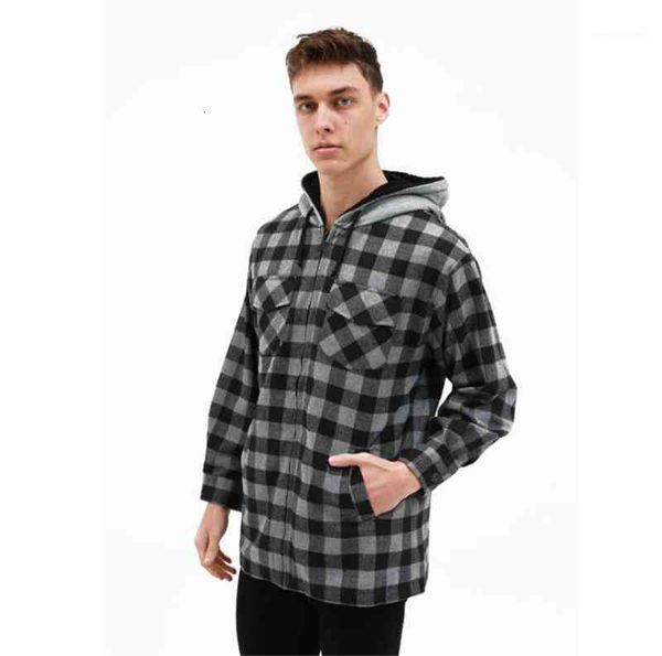 long sleeve thick coats casual mens designer coat plus size mens designer coat fashion plaid printed hooded, Black;brown
long sleeve thick coats casual mens designer coat plus size mens designer coat fashion plaid printed hooded, Black;brown