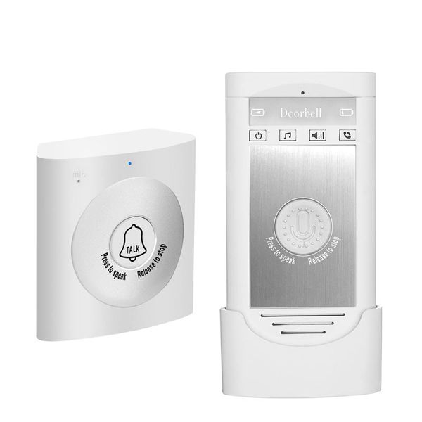 doorbells wireless voice intercom doorbell 2-way talk monitor with 1*outdoor unit button 1* indoor receiver smart home security
doorbells wireless voice intercom doorbell 2-way talk monitor with 1*outdoor unit button 1* indoor receiver smart home security