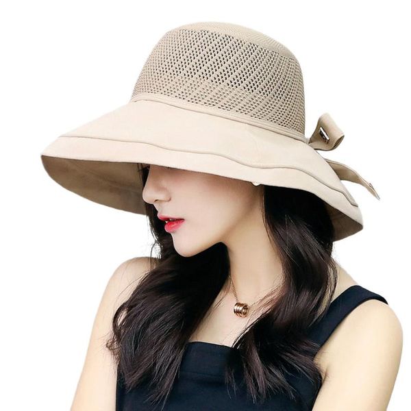 summer outdoor women elegant sunscreen fisherman hat boho bow sun fashion big brim beach holiday casual hats, Black;white
summer outdoor women elegant sunscreen fisherman hat boho bow sun fashion big brim beach holiday casual hats, Black;white